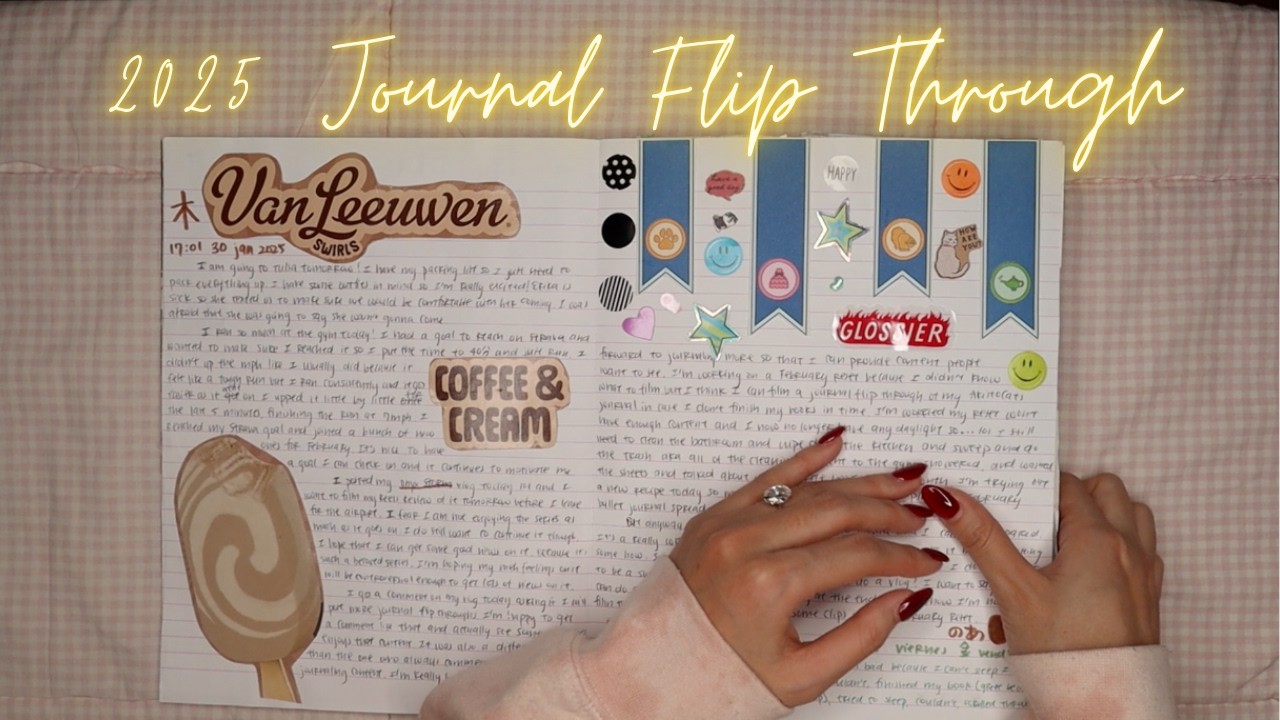2025 JOURNAL FLIP THROUGH | Noa Jasmine