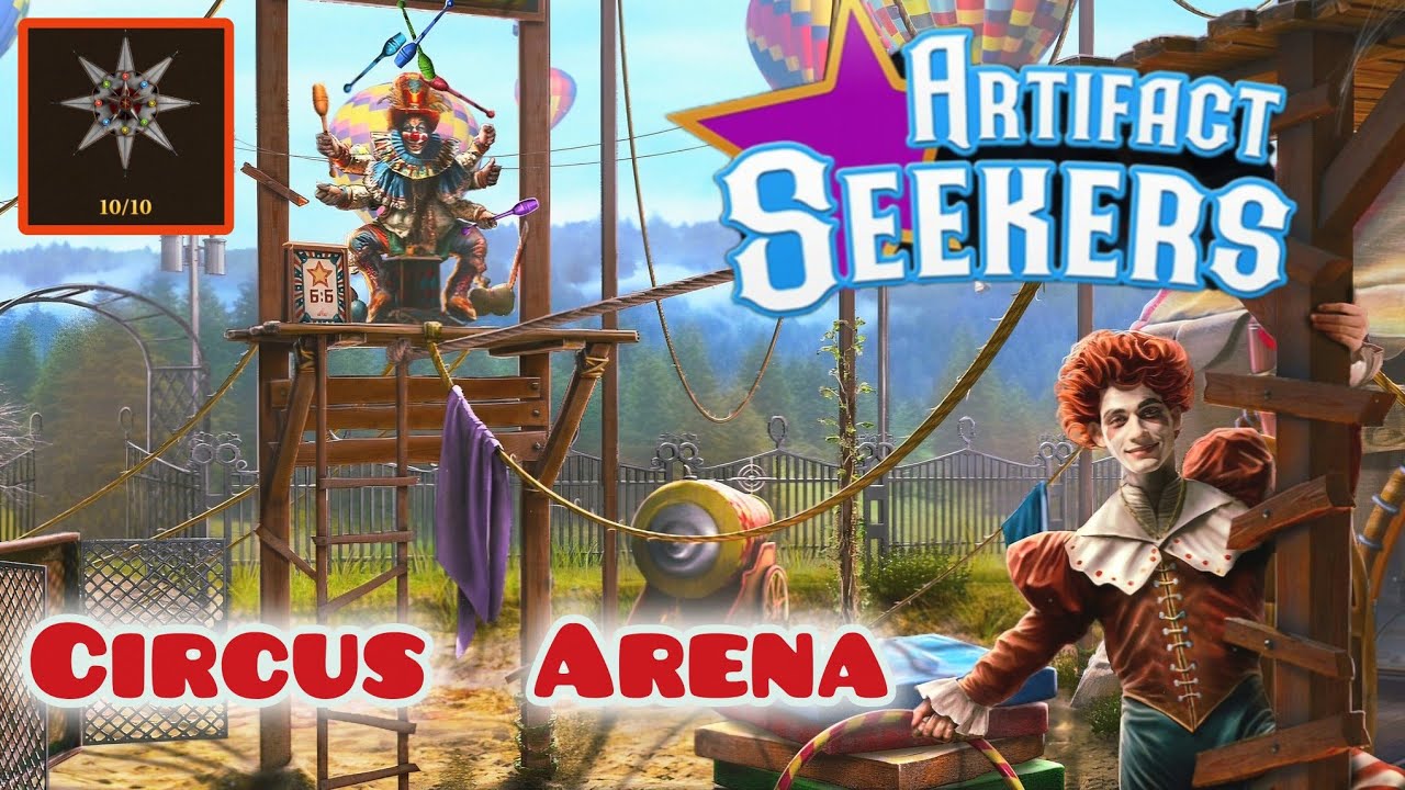 Artifact Seekers Ep.9: Circus Arena — Full Walkthrough & All Hidden Objects (FIVE-BN Games)