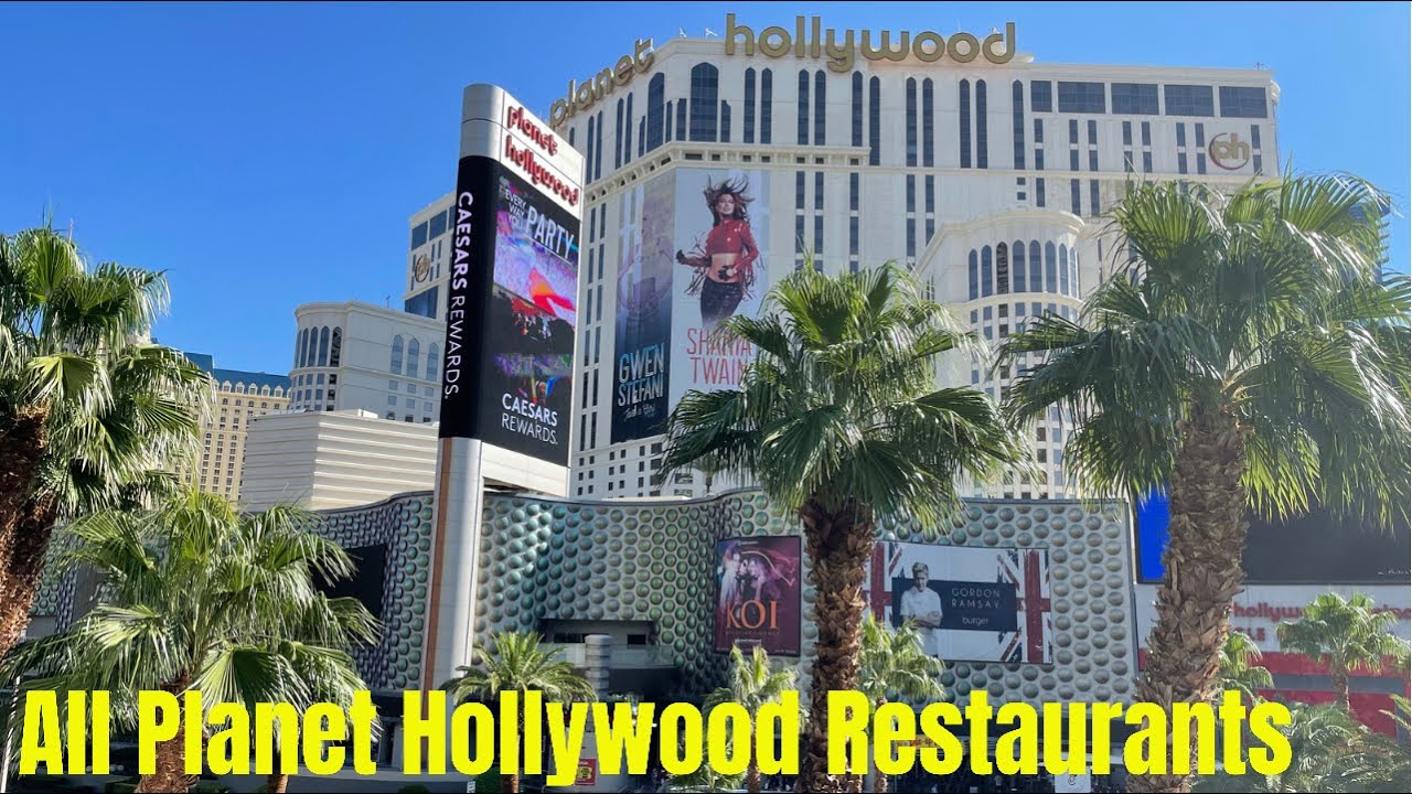 Planet Hollywood and Miracle Mile Shops - All Restaurants