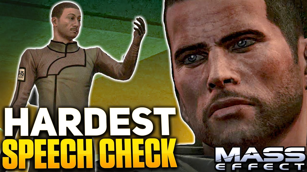 The Hardest Speech Check in Mass Effect (and How to Pass It)