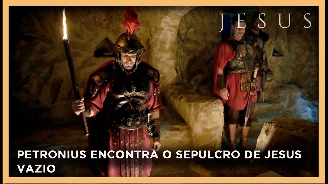 Petronius encontra o sepulcro de Jesus vazio | NOVELA JESUS