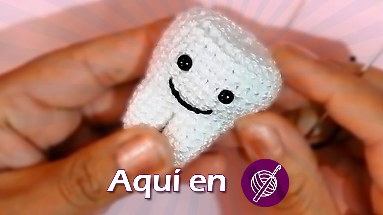 🦷MUELITA a Crochet🧶 | Colección HERRAMIENTAS y ACCESORIOS para AMIGURUMIS🧶