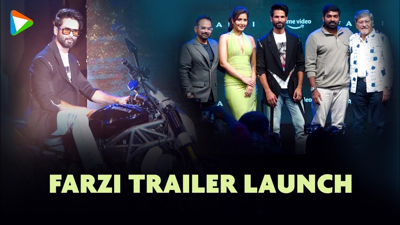 Trailer Launch: Farzi ft Shahid Kapoor, Vijay Sethupathi, Raashi Khanna | Raj & DK