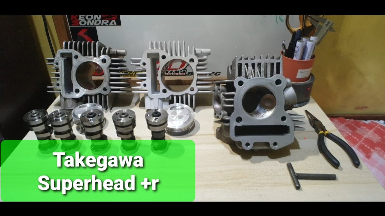 Takegawa Superhead +R for Kawasaki Fury125 KSR110 Nexus112 Athlete125