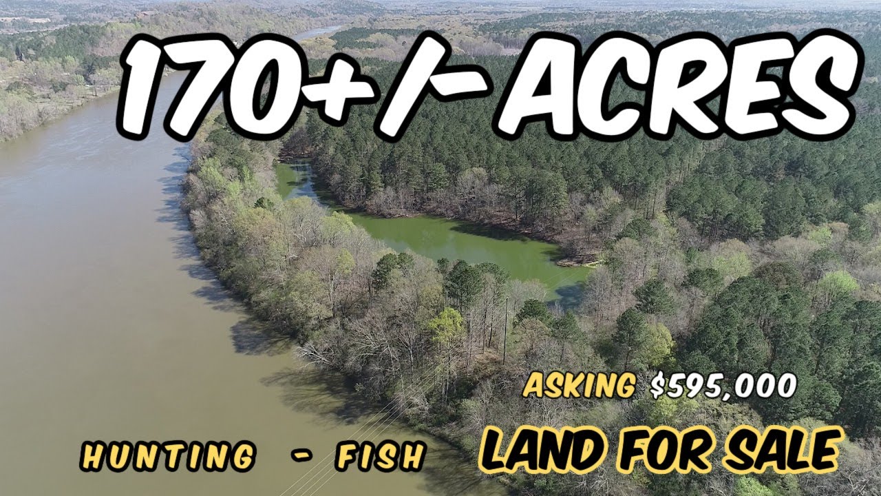 170 Acres on Coosa River - Hunting - Fishing Alabama Land For Sale