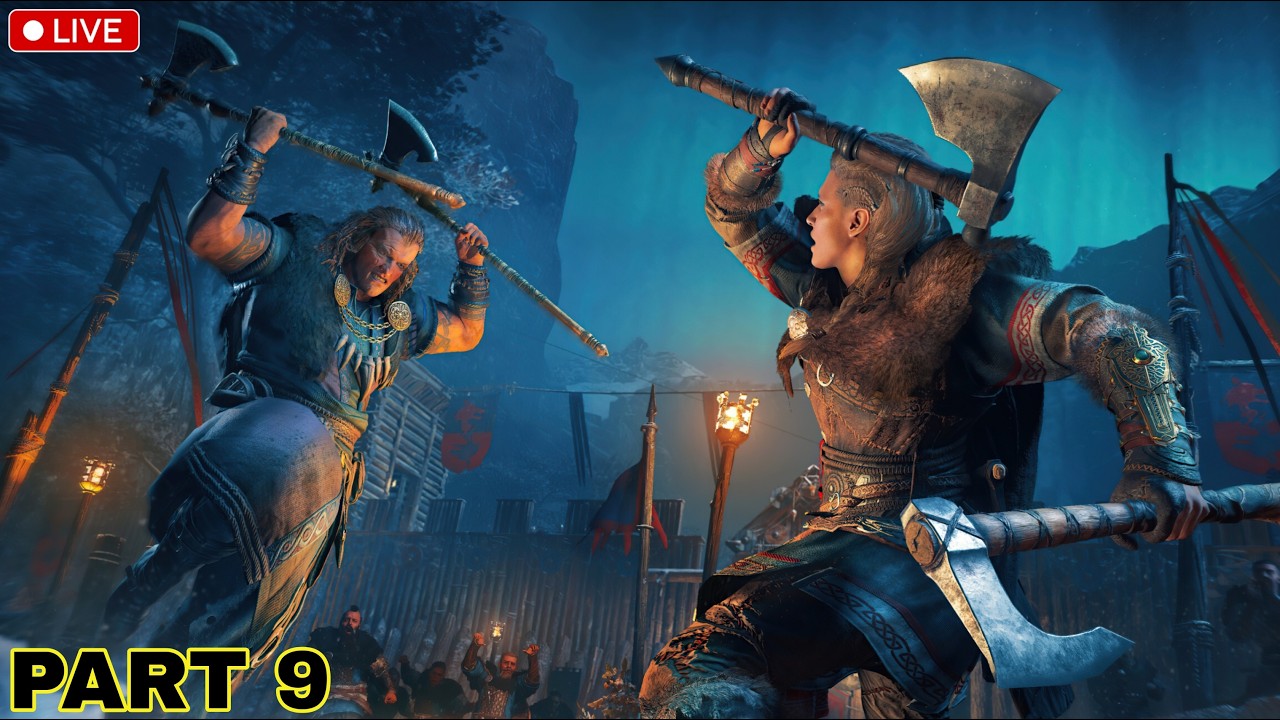 🔴LIVE Assassin Creed Valhalla PS5 Gameplay Walkthrough | Sciropescire Mission | Part 9