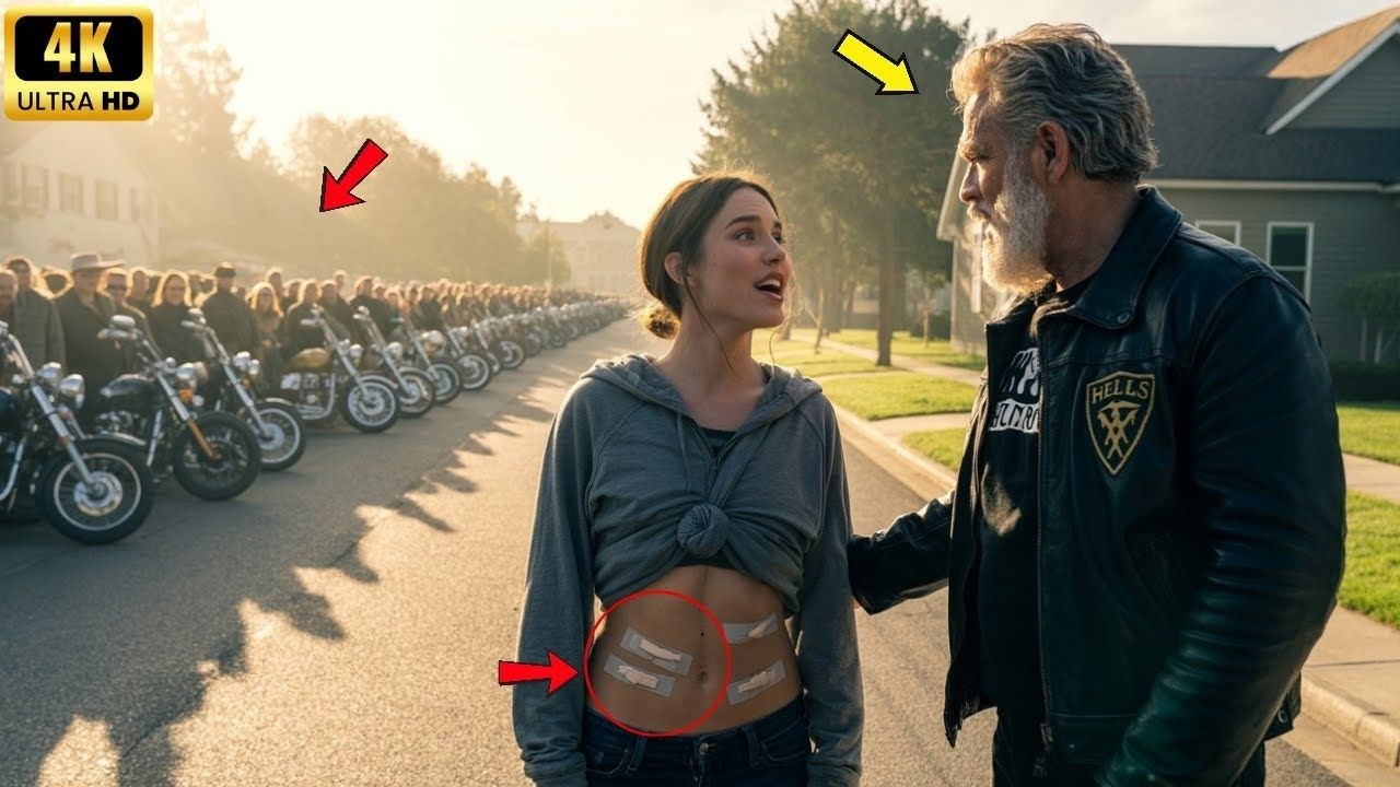 Stabbed 19 times to save a biker—by morning, Hells Angels filled her street....
