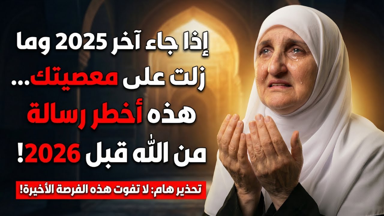 إذا جاء آخر أسبوع من 2025 وما زلت تعيد نفس المعصية… هذه أخطر رسالة من الله لك قبل 2026