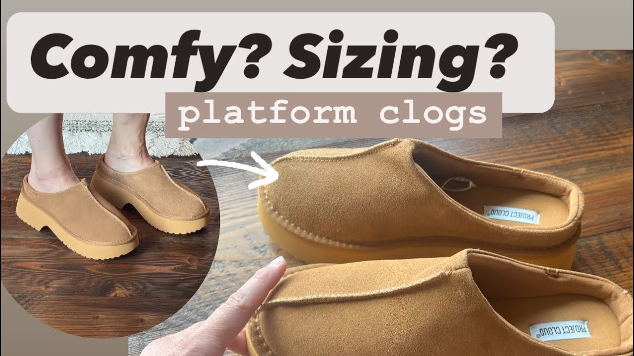 Stylish & Comfortable Project Cloud Women&rsquo;s Platform Clogs | Johnna Slip-On Mule Shoes 