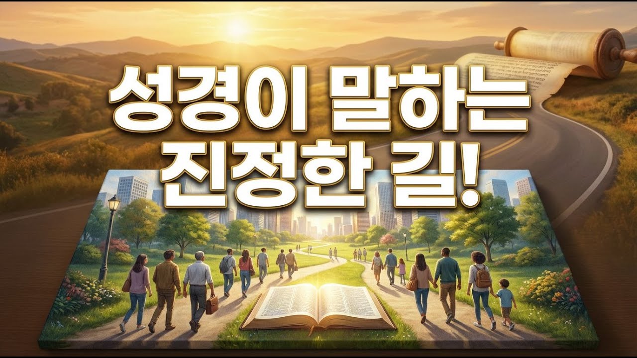 성경에서 얘기 하는 하나님이 보시기에 올바른길이란?