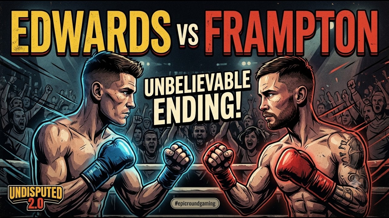 🚨 INSANE ENDING! Edwards vs Frampton on Undisputed 2.0 (Must Watch!) 🥊🤯