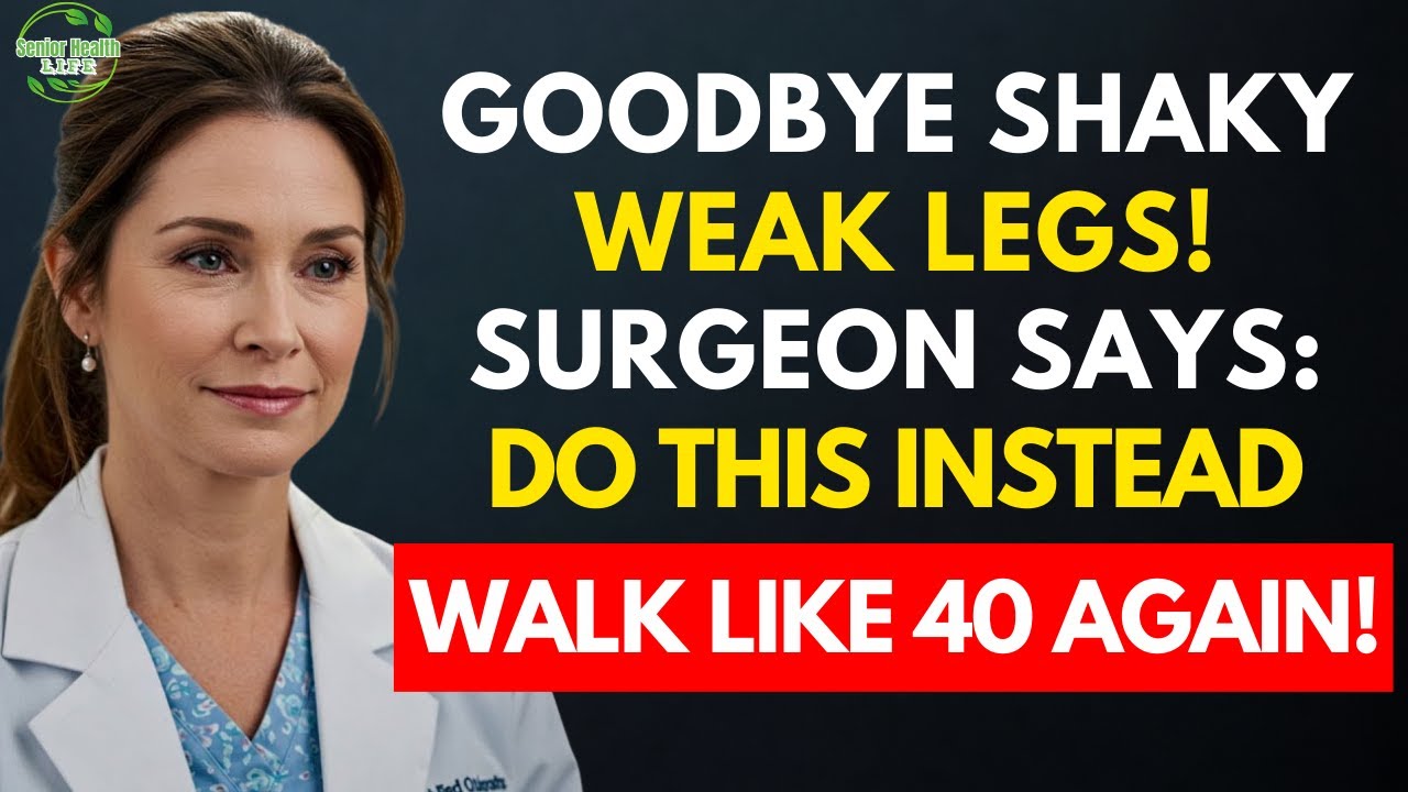 Want STRONGER Legs Even At 90? Do THIS Before You Walk (Surgeon Reveals Why!) | Senior Health Tips