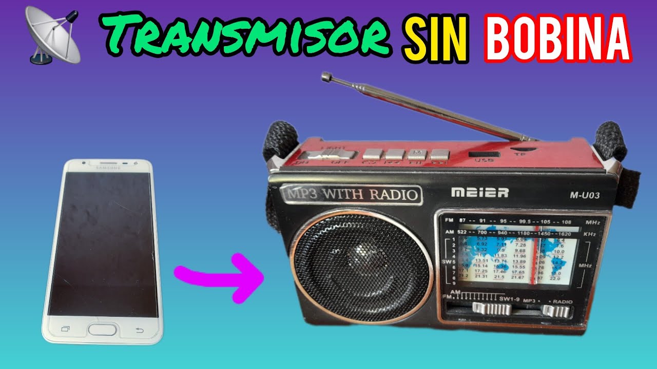 ⚡ Transmisor de RADIO casero de ONDA Corta Fácil y Potente
