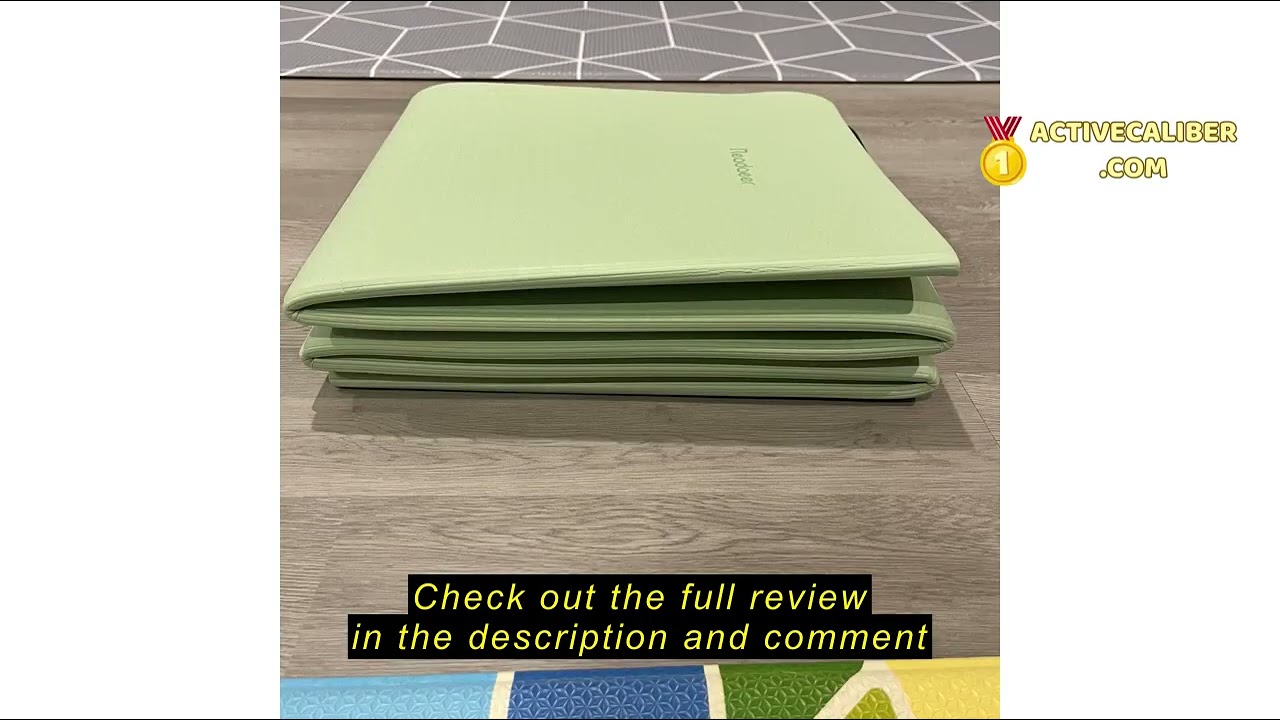 Review Readaeer Foldable Yoga Mat for Travel Folding Yoga Mat 6mm Thick with Carrying Bag, Non-Slip