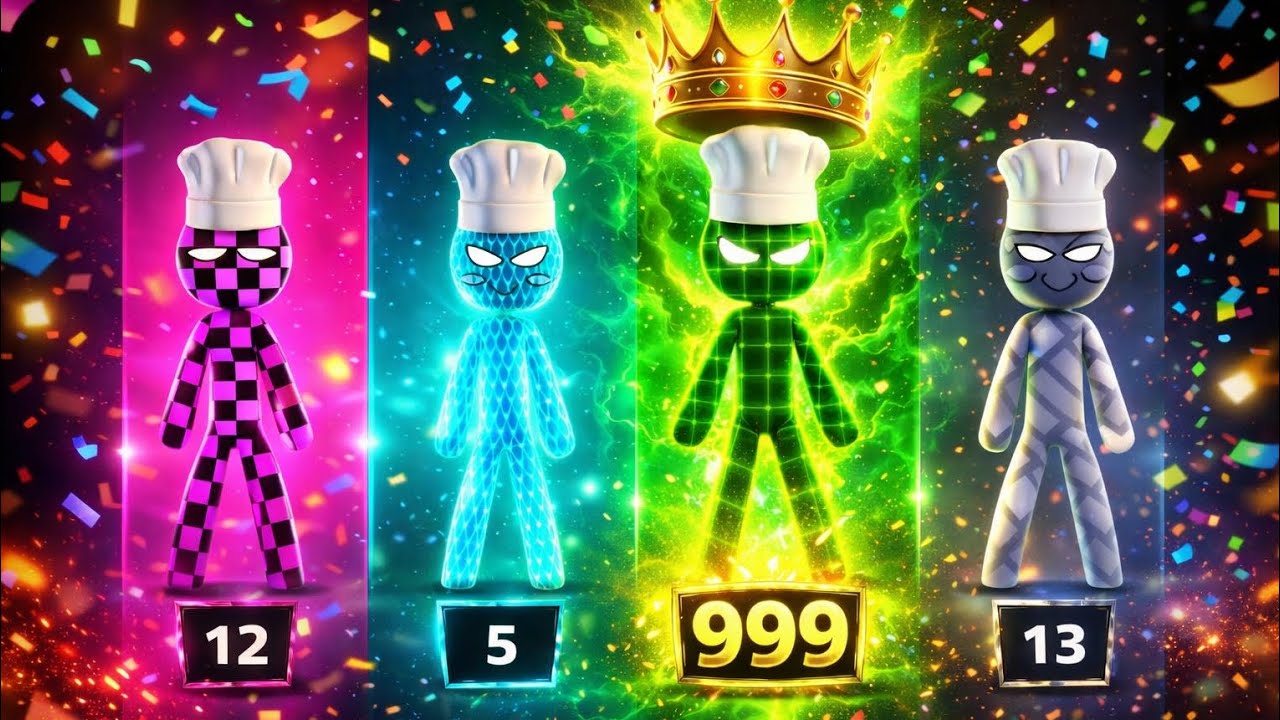 Stickman Party 1 2 3 4 Player Gameplay Tournaments #stickman #gameplay #party 