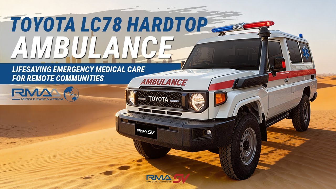 Toyota LC 78 Hardtop Ambulance - Lifesaving Emergency Medical Care for Remote Communities
