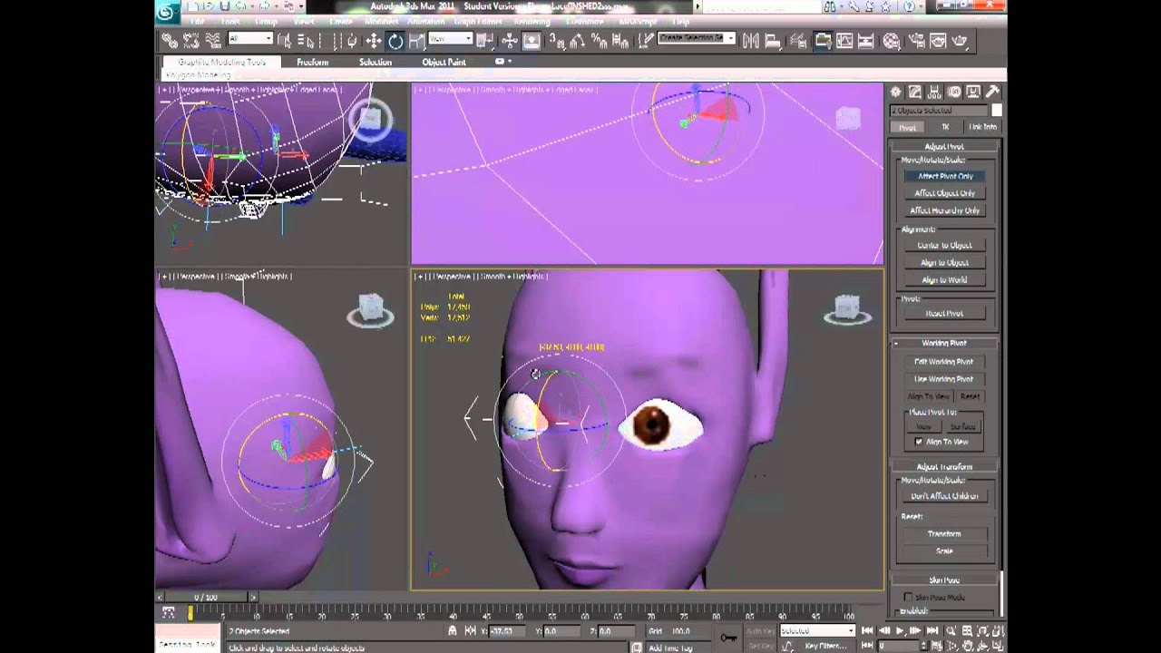 3Ds Max Tutorial: Look At Constraint