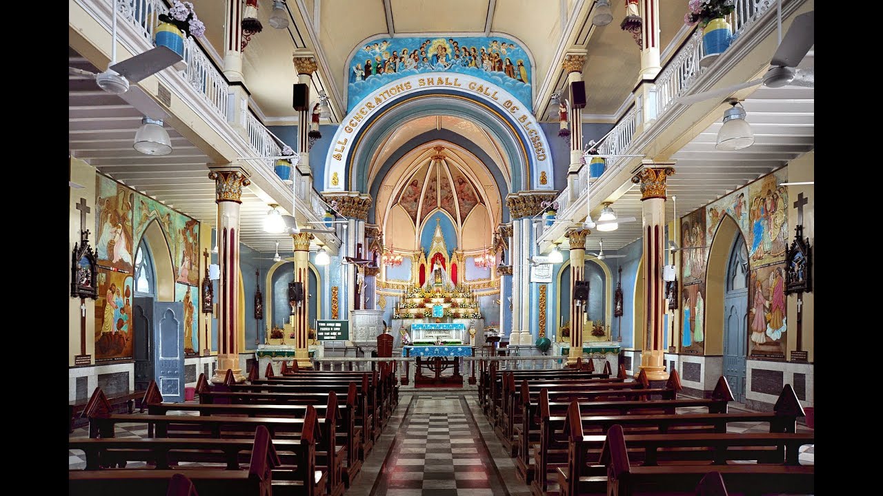 Tour of Mount Mary Church Bandra Mumbai