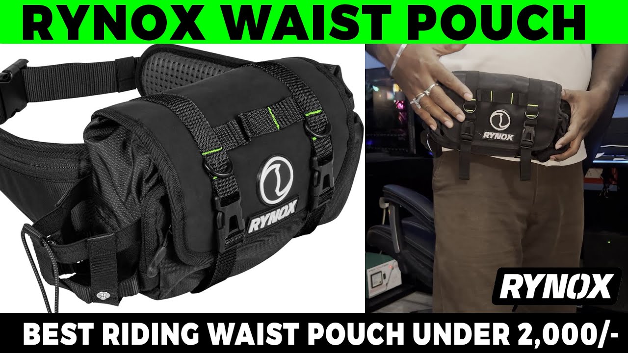 Rynox Waist Pouch | The Best Waist Pouch for Riders? | Unboxing & Full Review!