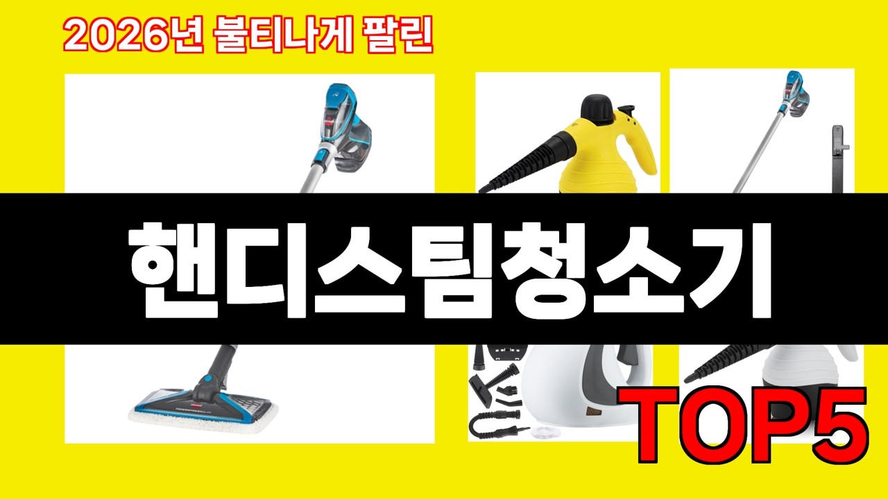 불티나게 팔린 핸디스팀청소기 TOP5 판매량 좋은 인기템