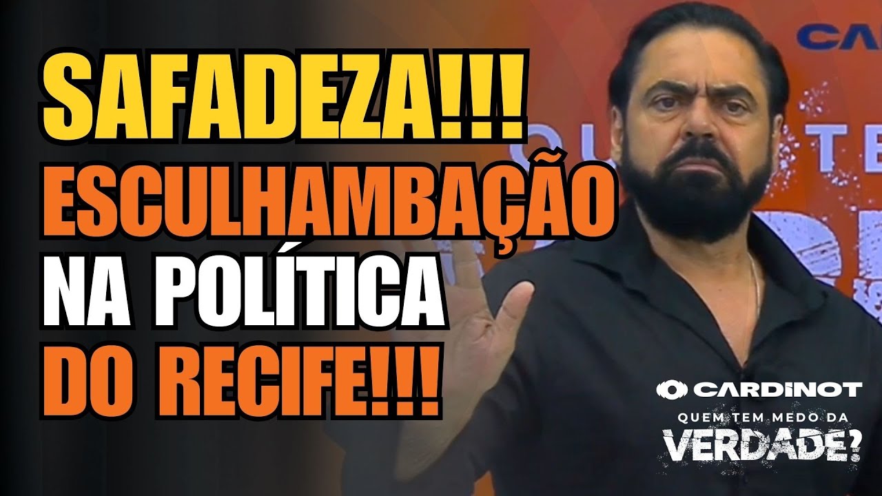 ABSURDO: CARDINOT Revela ESCÂNDALOS na POLÍTICA do RECIFE que Ninguém Conta! VEJA AGORA