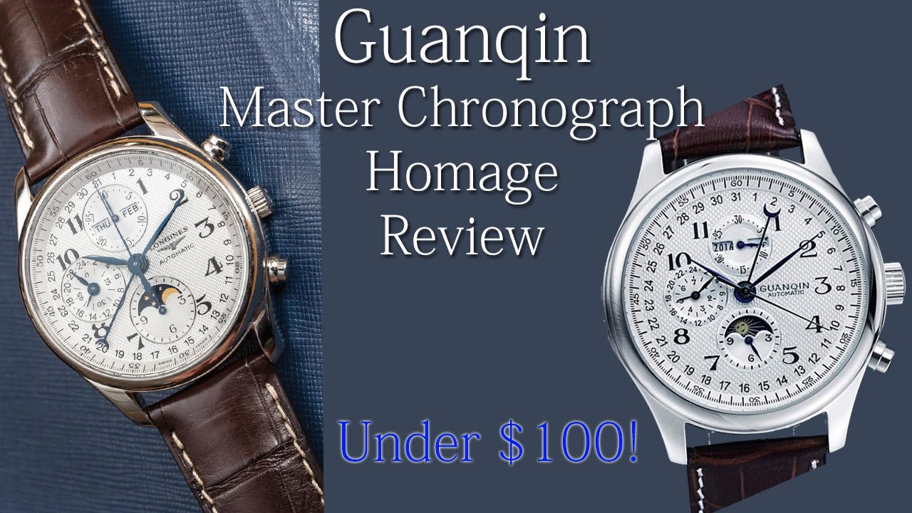 Guanqin Homage Watch Review | Longines Master Collection Triple Date Chornograph | David Schwartz