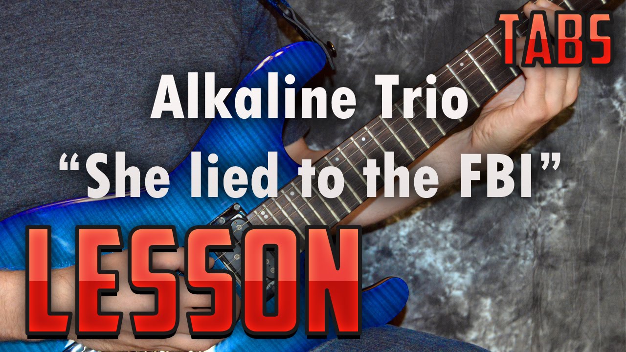 Alkaline Trio-She lied to the FBI-Guitar Lesson-Tutorial-Easy Power Chord Songs
