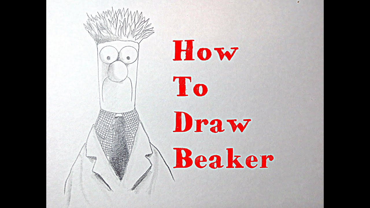 How To Draw Beaker From The Muppets