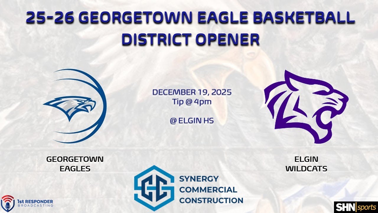 Georgetown HS Basketball - Georgetown Eagles at Elgin Wildcats - 12.19.2025