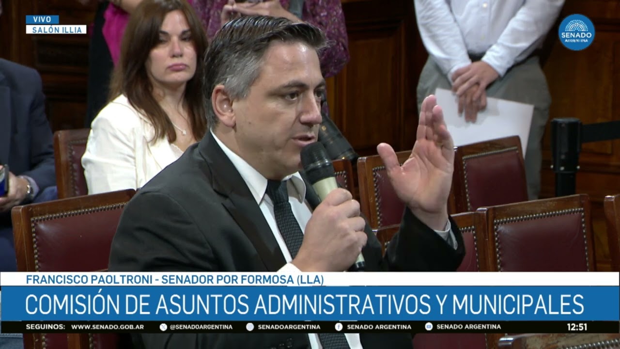SENADOR FRANCISCO PAOLTRONI - COMISIÓN DE AS. ADMINISTRATIVOS 19-03-26