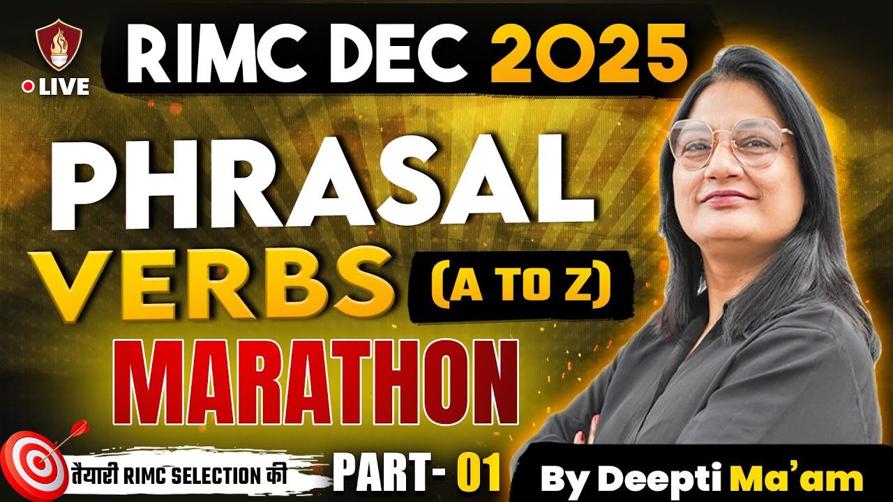 RIMC Preparation Online Classes | English Grammar Marathon | Phrasal Verbs