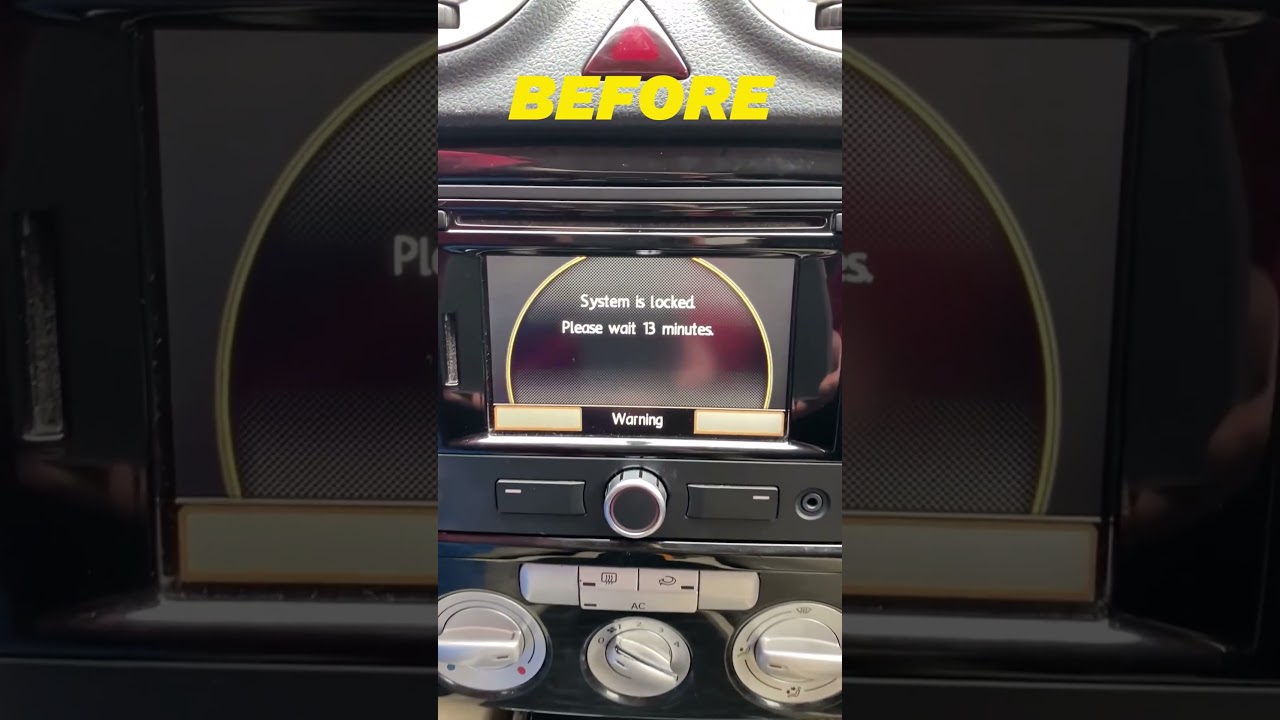 Before vs After: Upgrade VW Golf Mk6 with RCD360 Pro3S Wireless CarPlay & OEM Stereo Style