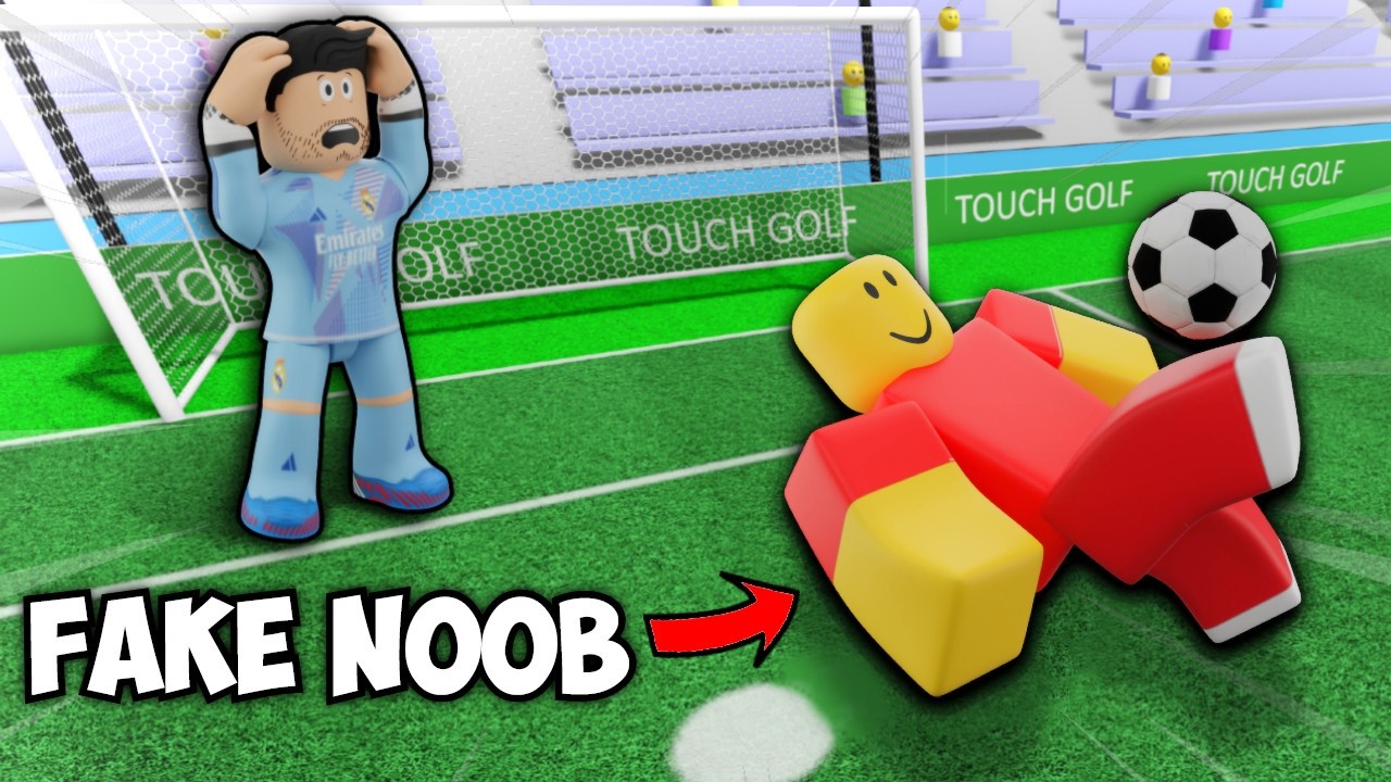 Я стал фейковым нубом и доминировал в Touch Football! (Roblox)