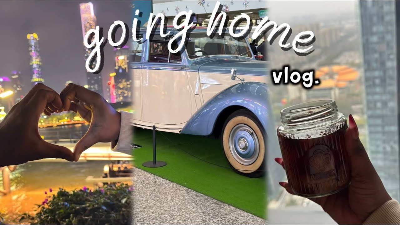 a day in guangzhou |going home by train 