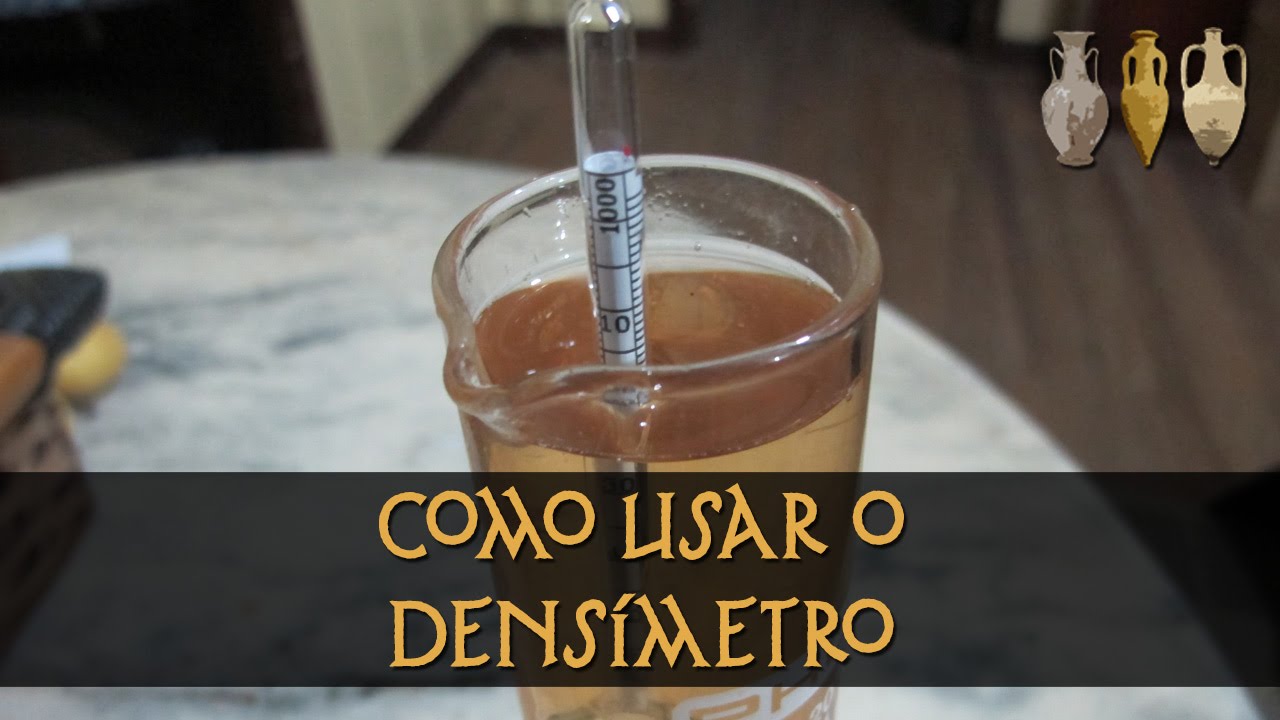 Como usar o Densímetro