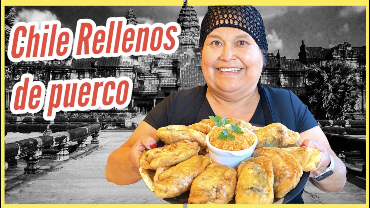 Chiles Rellenos De Puerco !!!!!!!! Sazón Casero !!!