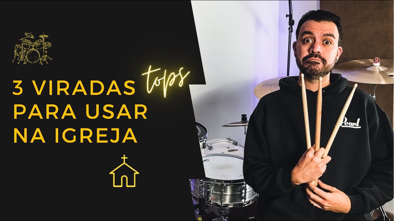 🤯 3 VIRADAS TOPS PARA USAR NA IGREJA! 🥁⛪️