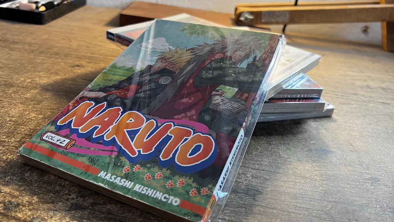 Organizando meus mangás de Naruto