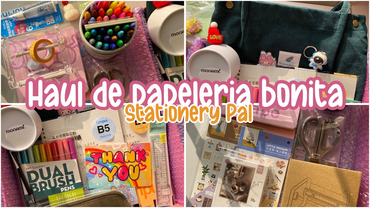 Haul de papeleria bonita de STATIONERY PAL 🤗🫶🏼💐