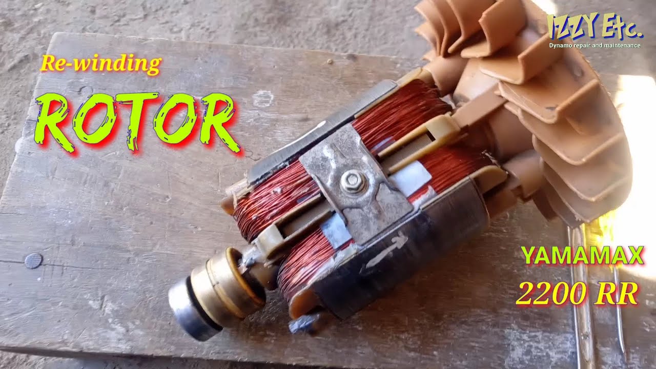 Spol ulang Rotor genset data dan sambunganya