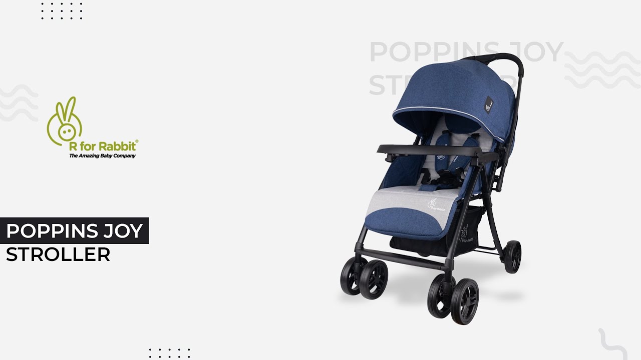 R for Rabbit Poppins Joy Cute Stroller For Kids Installation Video