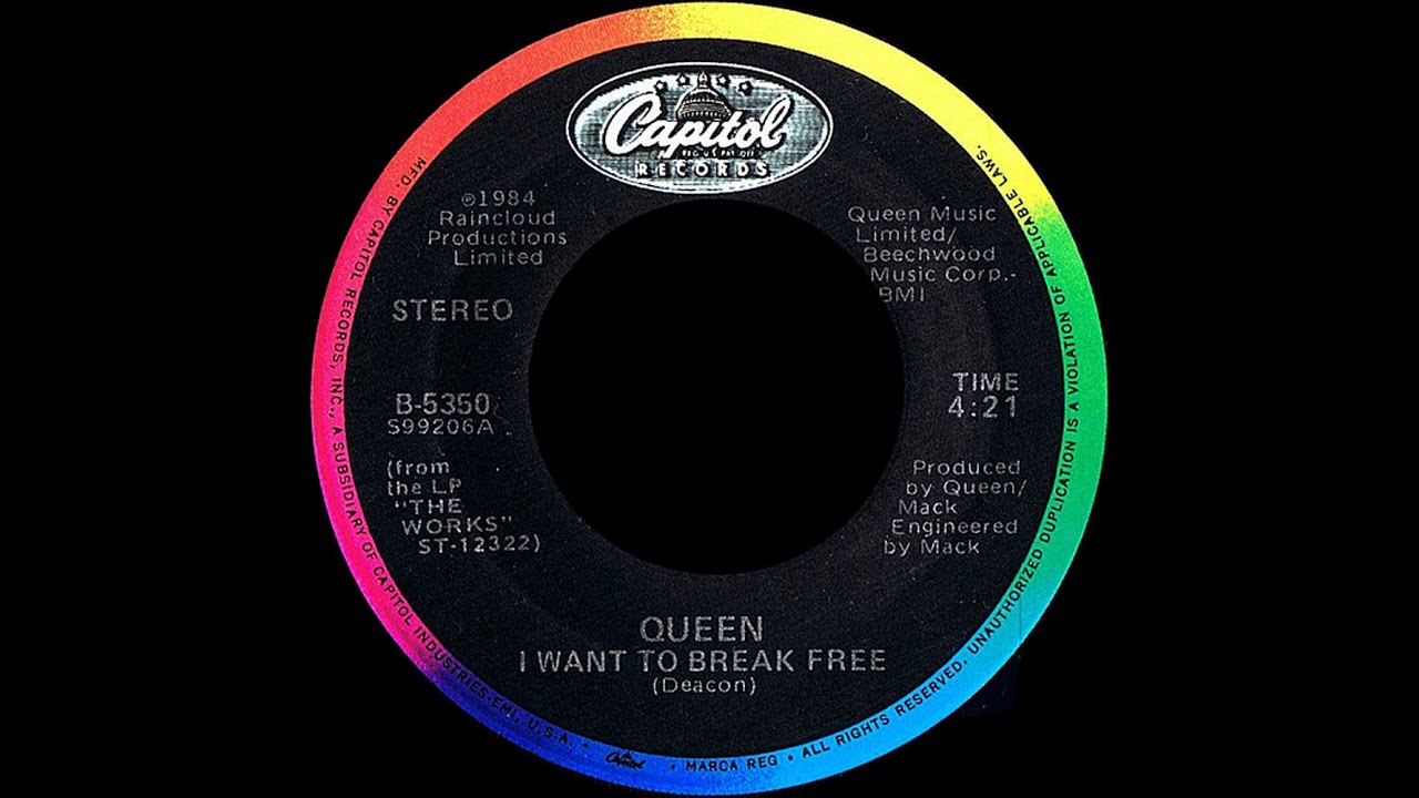 Queen ~ I Want To Break Free 1984 Disco Purrfection Version