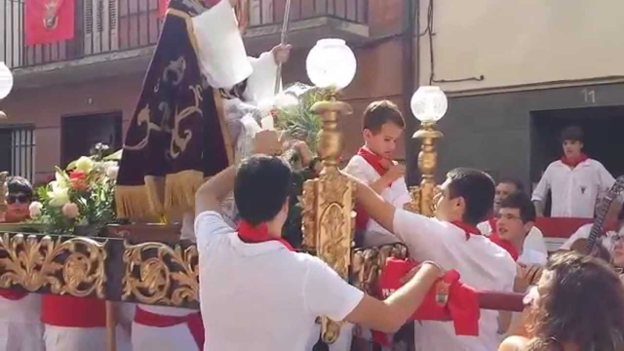Procesión de San Blas Milagro (Navarra) día 7 sep  2014