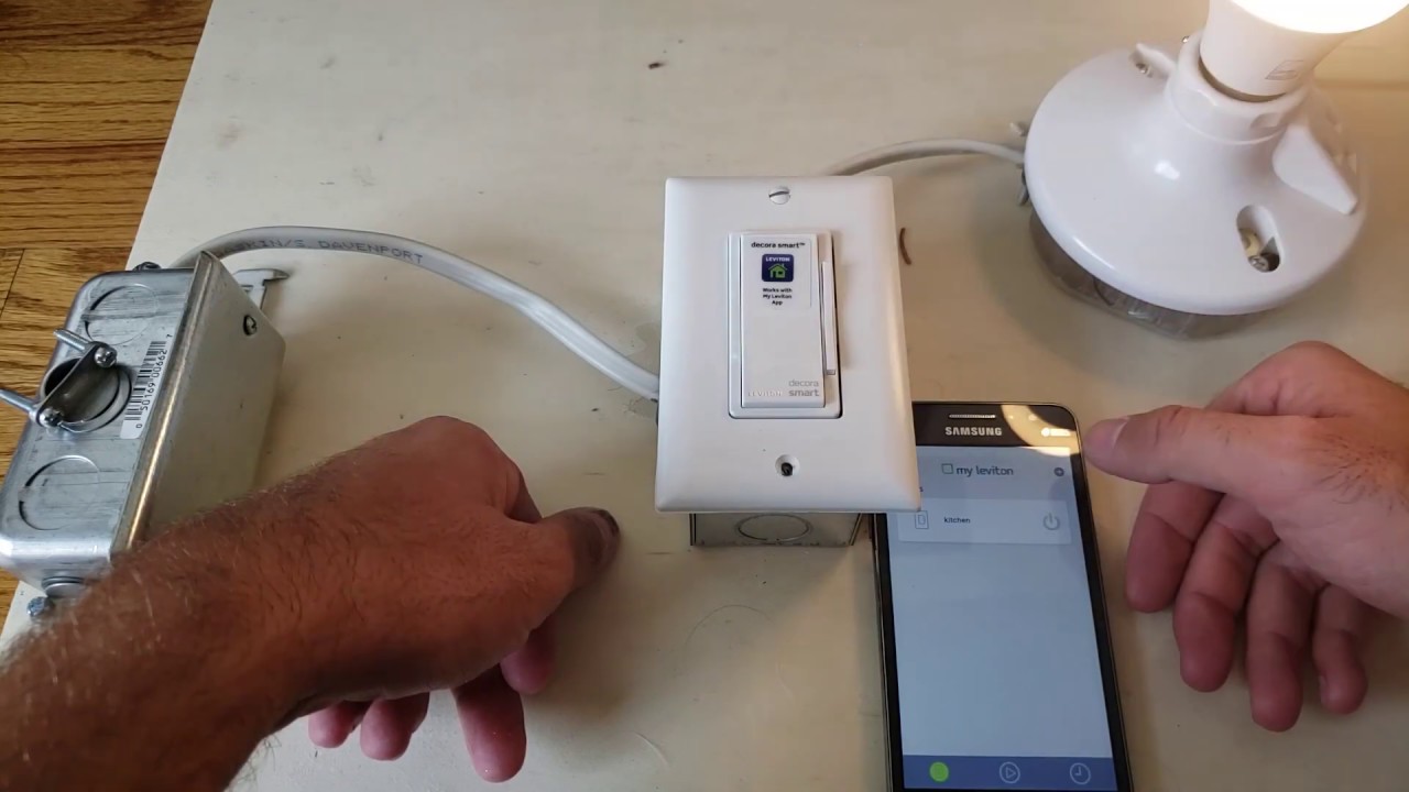 How Connect Leviton Smart Light Switch