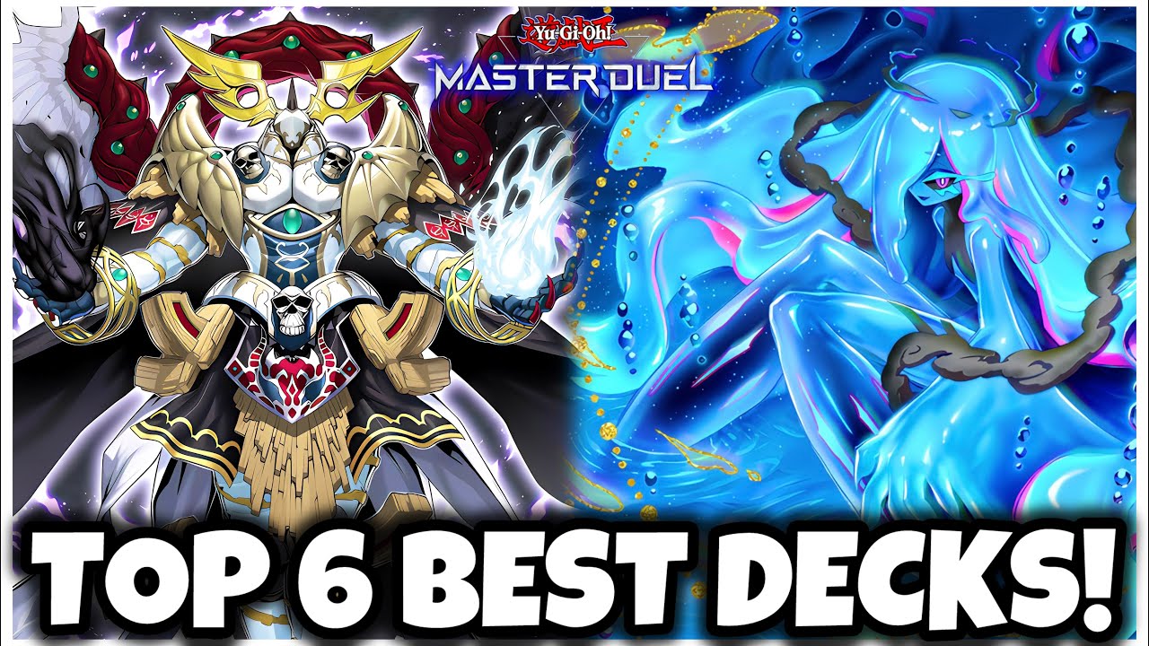 TOP 6 BEST DECKS in MASTER DUEL!