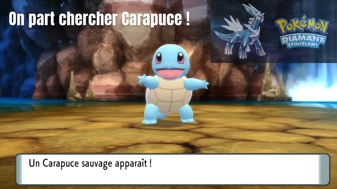Pokemon Diamant Etincelant - On attrape Carapuce ! | Nintendo Switch
