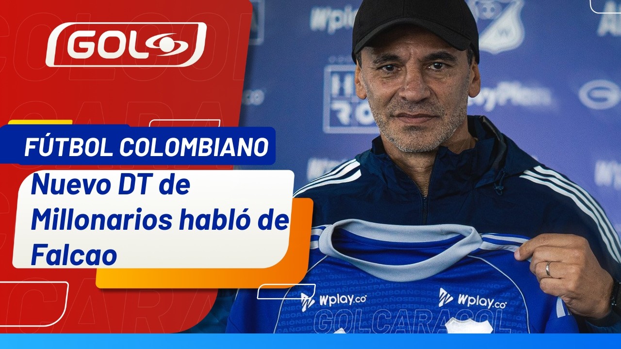 Fabián Bustos habló de Falcao en Millonarios Ⓜ️ ¿Será que es su 9 fijo? 🤔