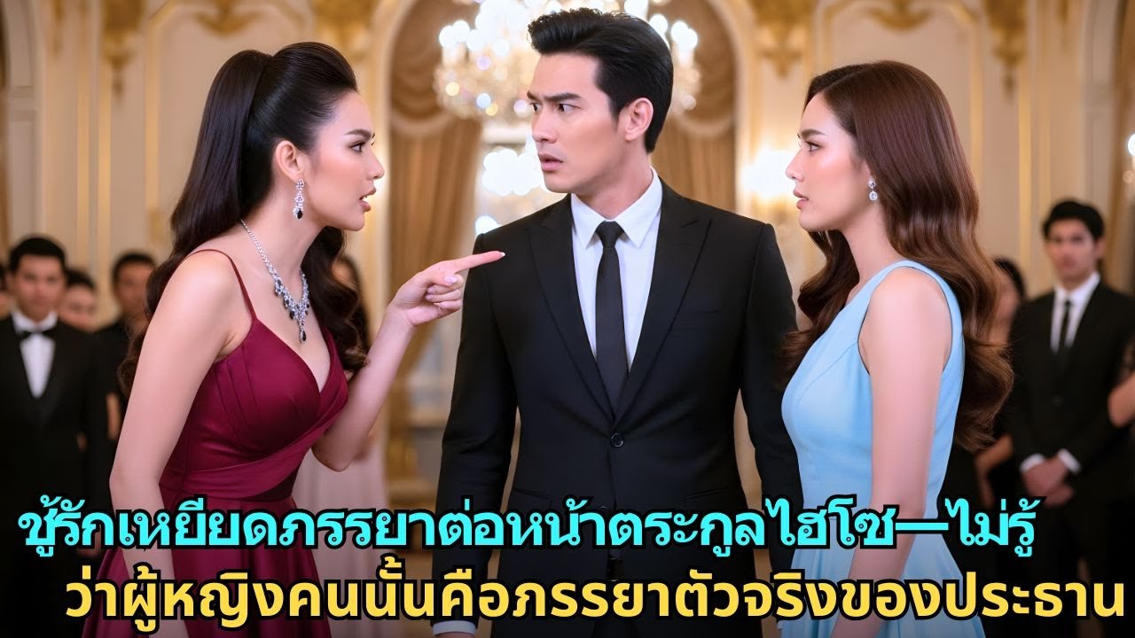 ชู้รักเหยียดภรรยาต่อหน้าตระกูลไฮโซ—ไม่รู้ว่าผู้หญิงคนนั้นคือภรรยาตัวจริงของประธาน |การทรยศ