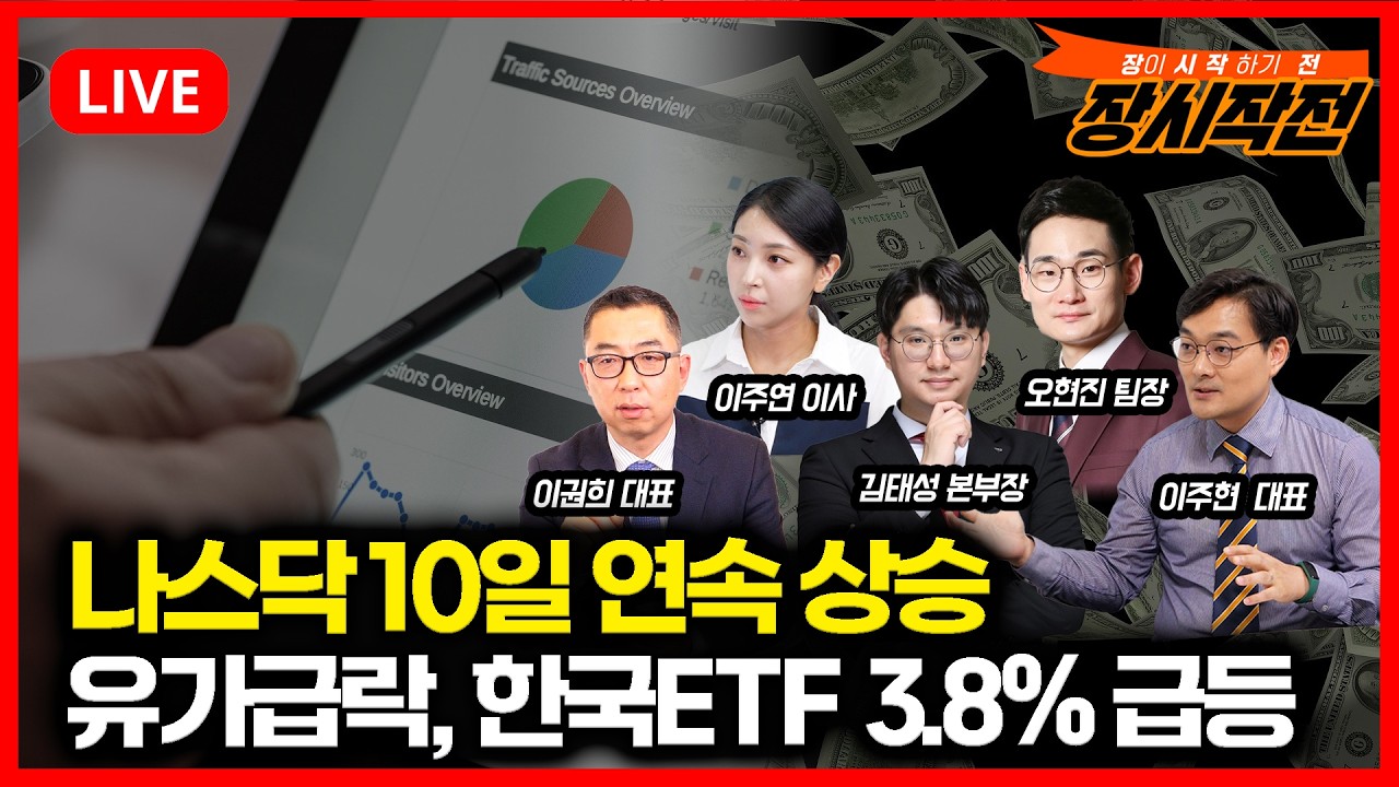 [4월15일 #장시작전]  트럼프, 이란과 이틀 내에 협상 가능하다 / 유가 -7%급락, 한국증시ETF 3.8% 급등