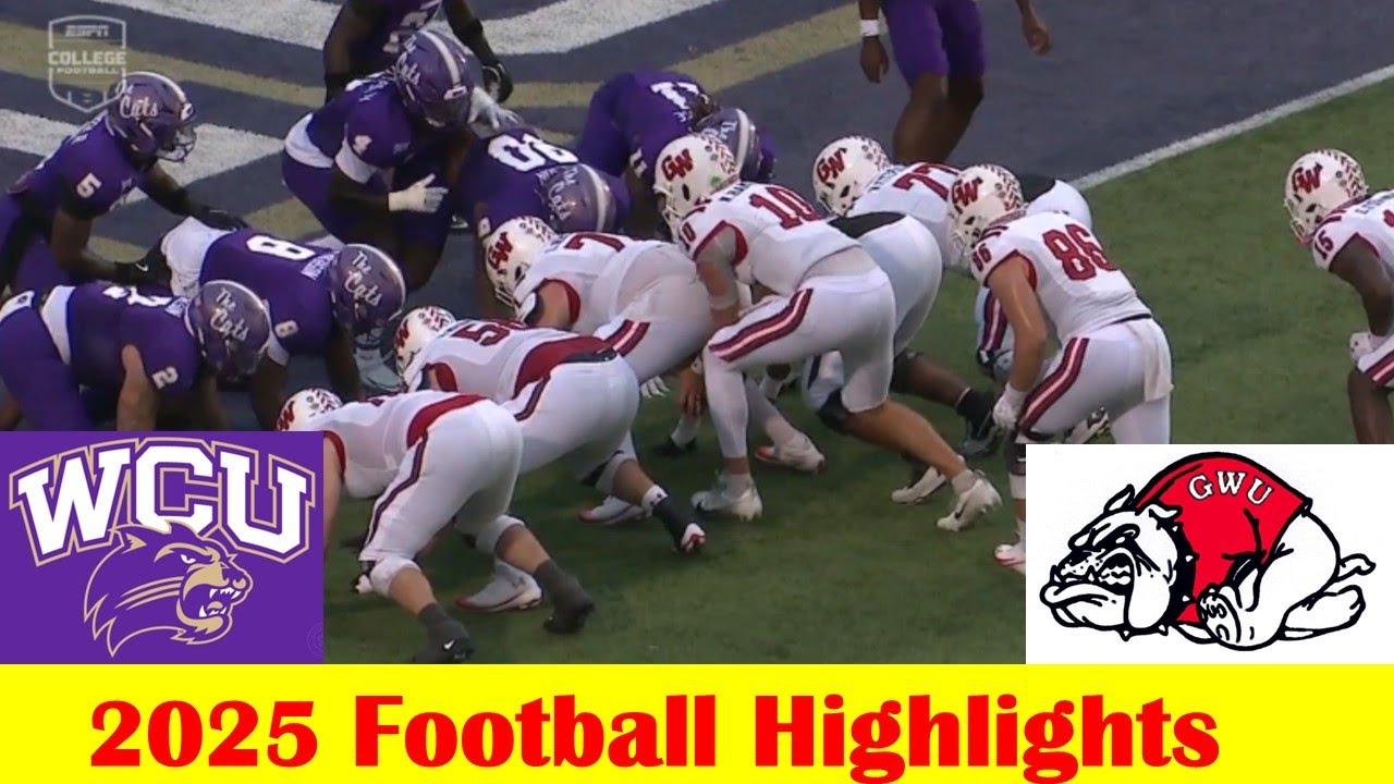 Gardner Webb vs Western Carolina Football Game Highlights 8 30 2025